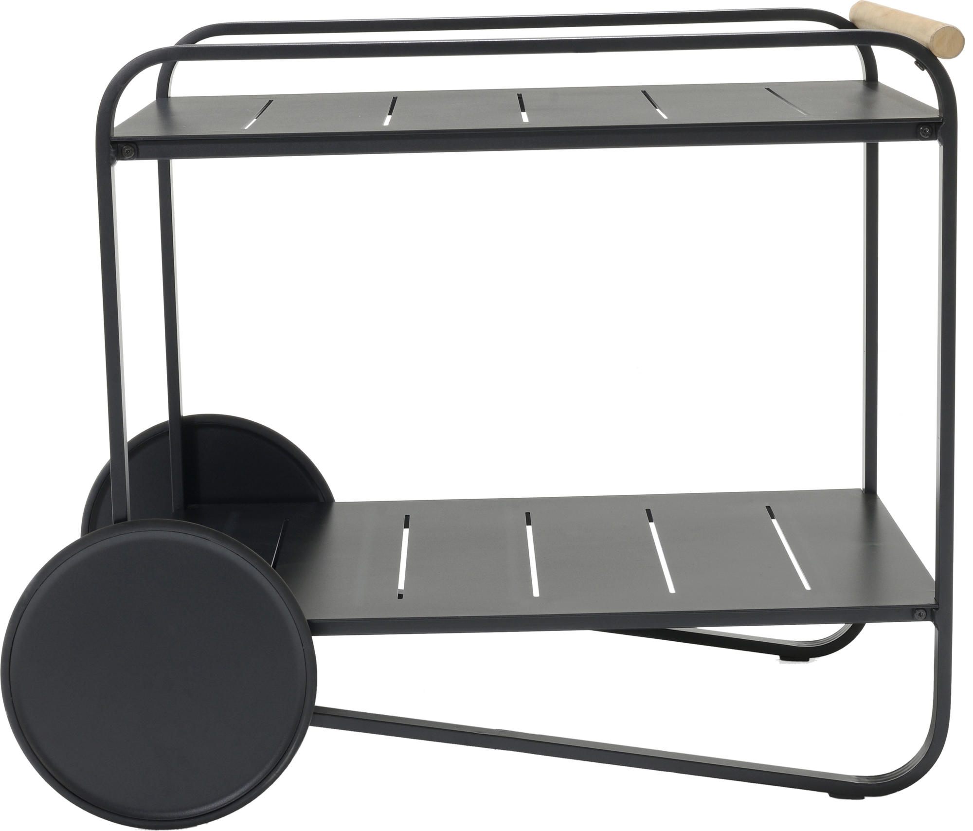 Lifestyle Garden Portals - Serveringsvagn svart / Teak Lifestyle Garden Portals - Serveringsvagn svart / Teak
