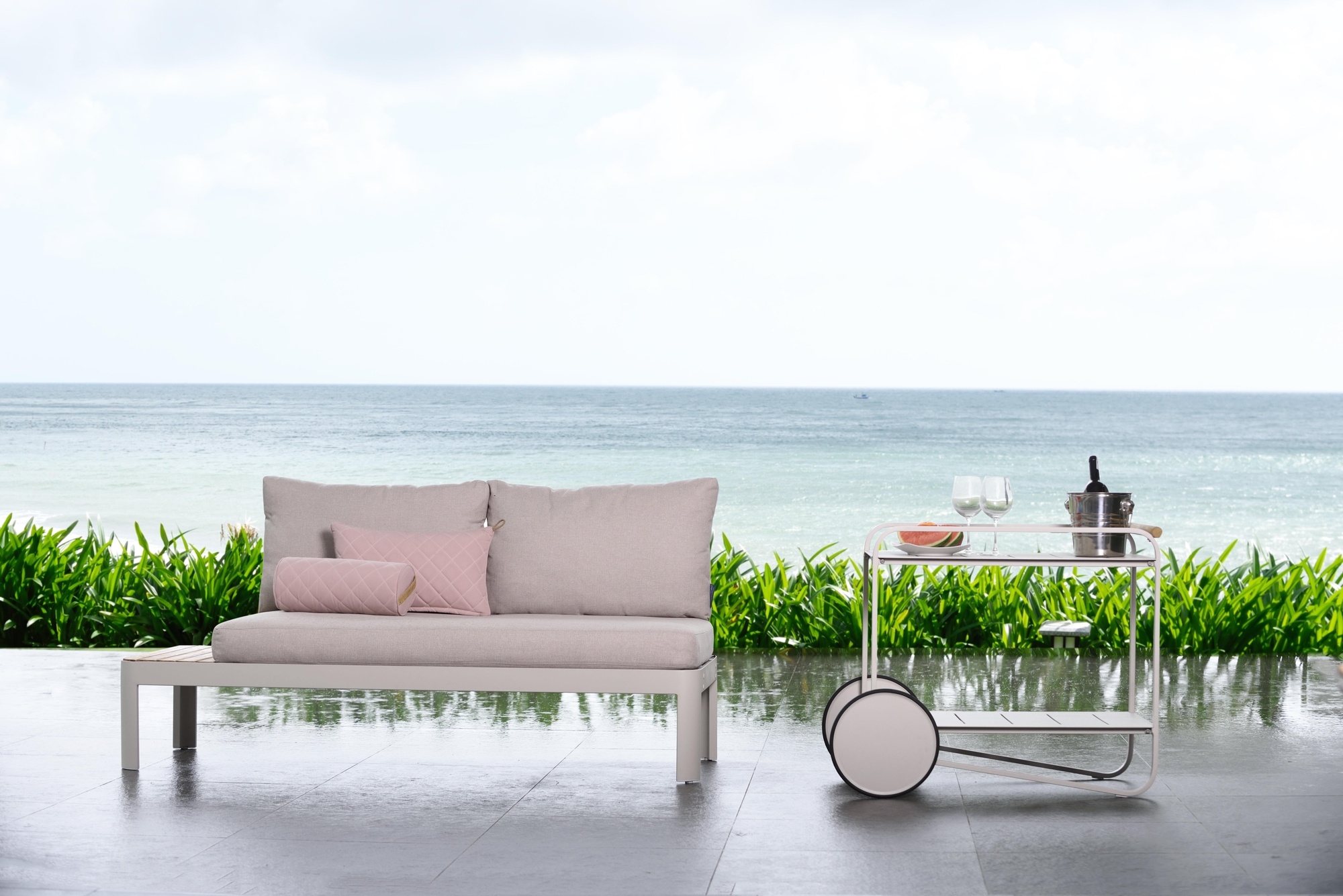 Lifestyle Garden Portals - Beige Serveringsvagn Lifestyle Garden Portals - Beige Serveringsvagn