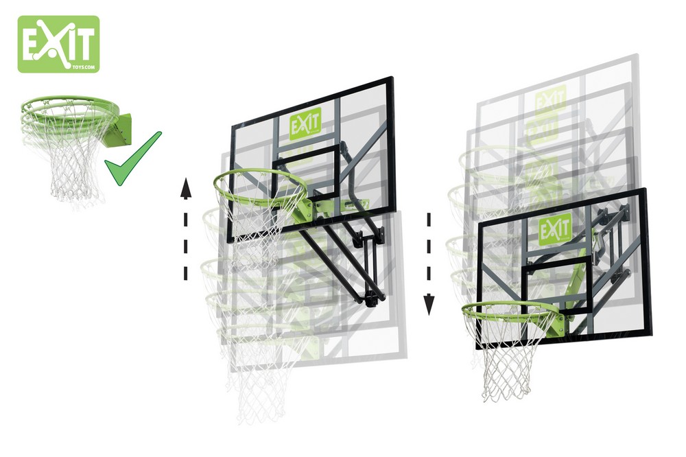 Basketkorg Galaxy med utstående väggmontering - Dunkbar Basketkorg Galaxy med utstående väggmontering - Dunkbar