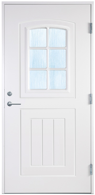 Ytterdörr Lysekil - rektangulära fönster + Tryckespaket Ytterdörr Lysekil - rektangulära fönster + Tryckespaket