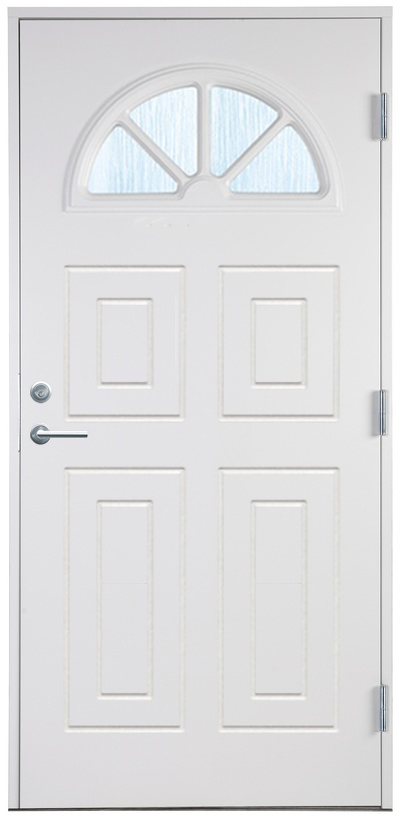 Haustür Vadstena - mit Glas - Steckdose Haustür Vadstena - mit Glas - Steckdose