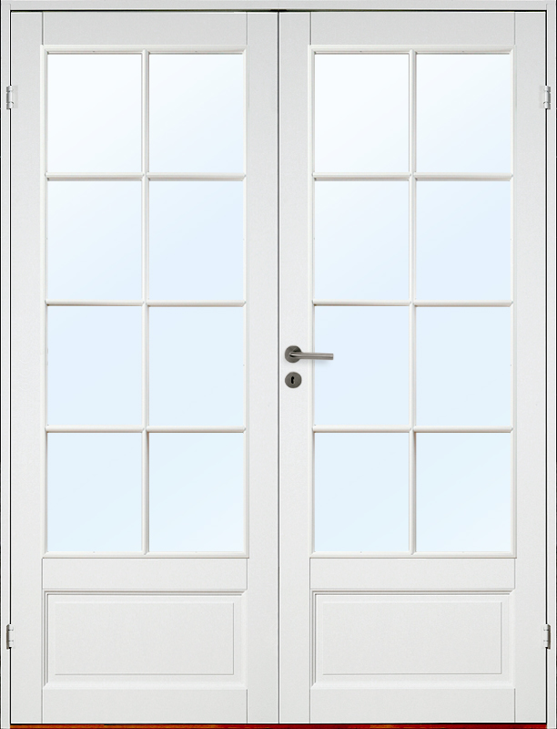 Parinnerdörr kungsholmen + Handtagskit - Blankt Parinnerdörr kungsholmen + Handtagskit - Blankt