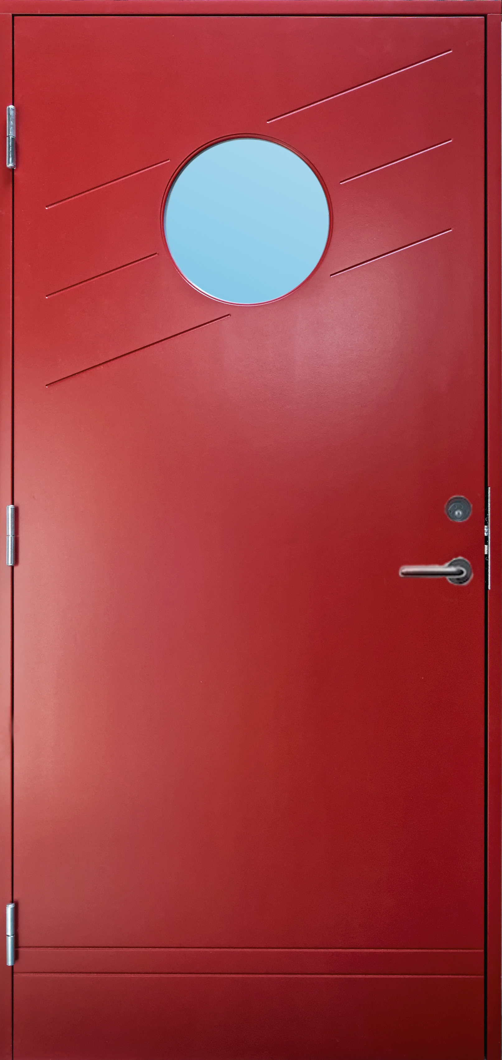 Ytterd�rr Simrishamn - med runt glas