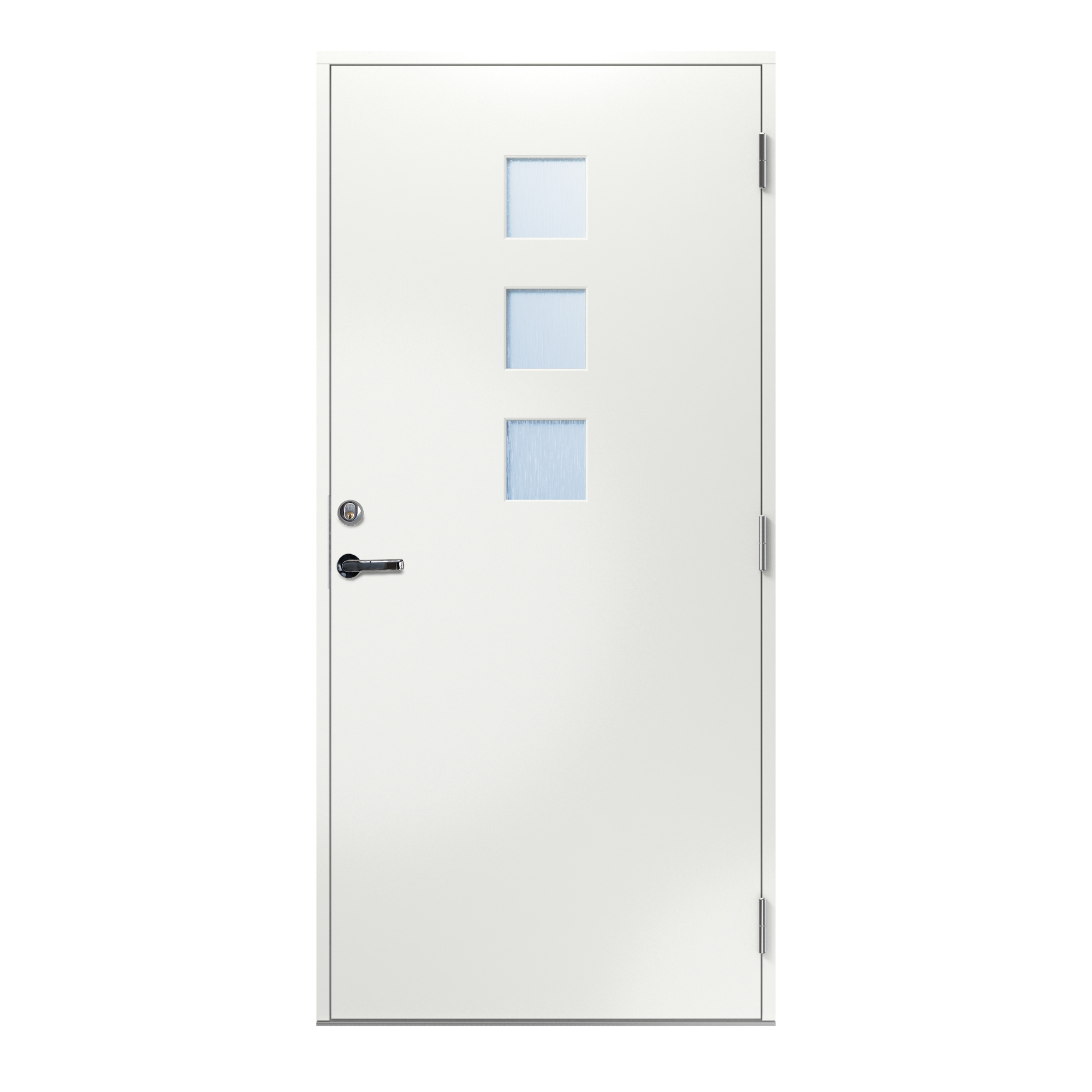 Ytterdörr Jasmin - med små fönster + Tryckespaket Ytterdörr Jasmin - med små fönster + Tryckespaket