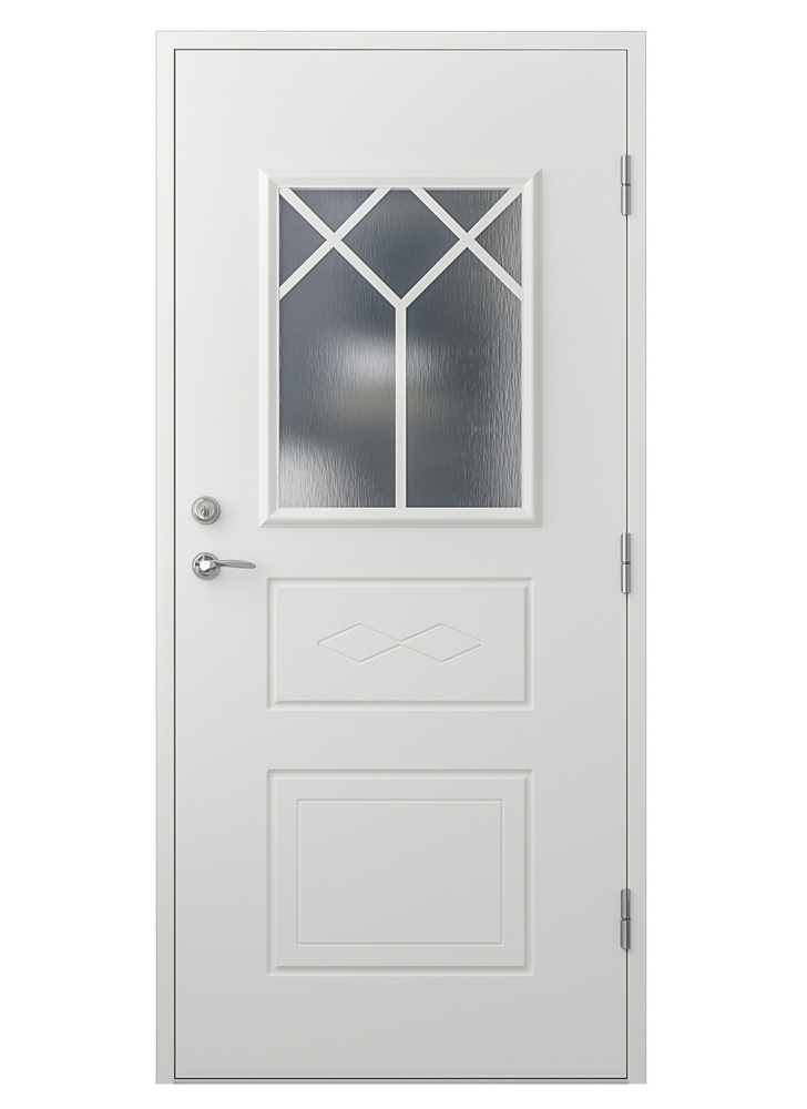 Ytterdörr Mary - med glas + Tryckespaket Ytterdörr Mary - med glas + Tryckespaket