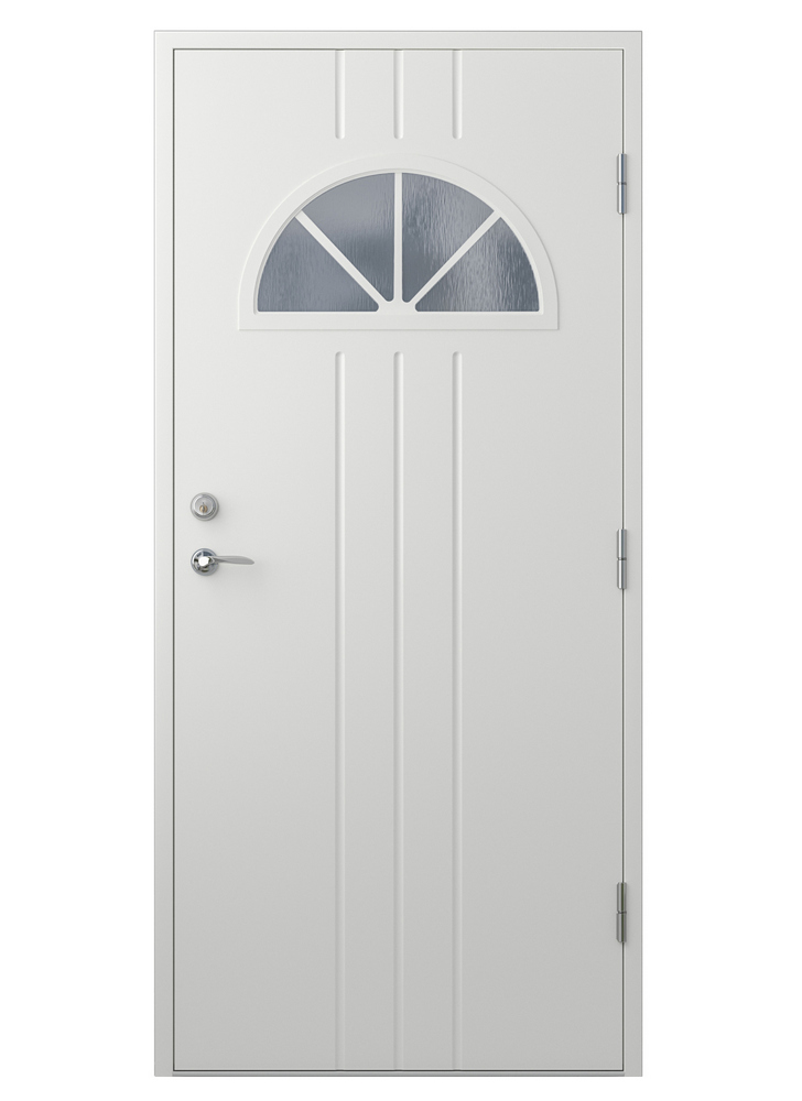 Ytterdörr Bergen - med glas + Tryckespaket Ytterdörr Bergen - med glas + Tryckespaket