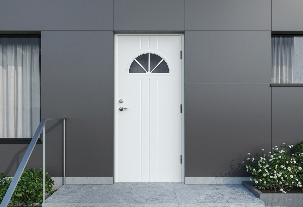 Ytterdörr Bergen - med glas + Tryckespaket Ytterdörr Bergen - med glas + Tryckespaket