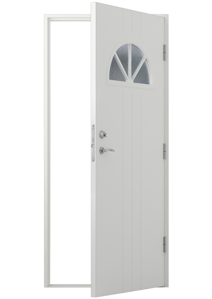 Ytterdörr Bergen - med glas + Tryckespaket Ytterdörr Bergen - med glas + Tryckespaket