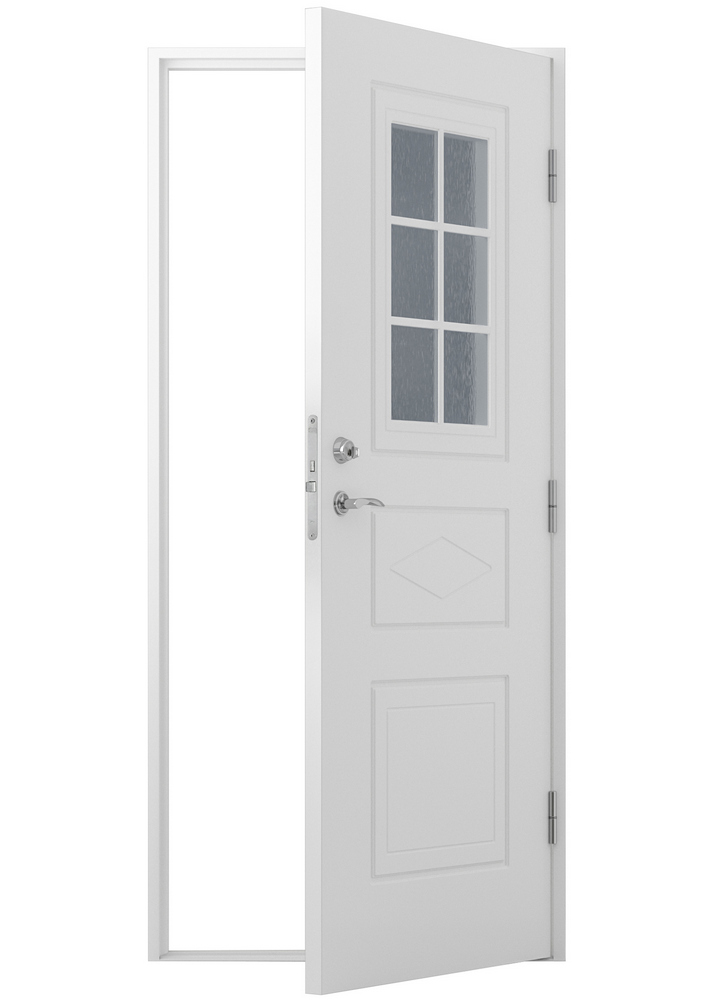 Haustür Lillian - mit rechteckigem Fenster Haustür Lillian - mit rechteckigem Fenster