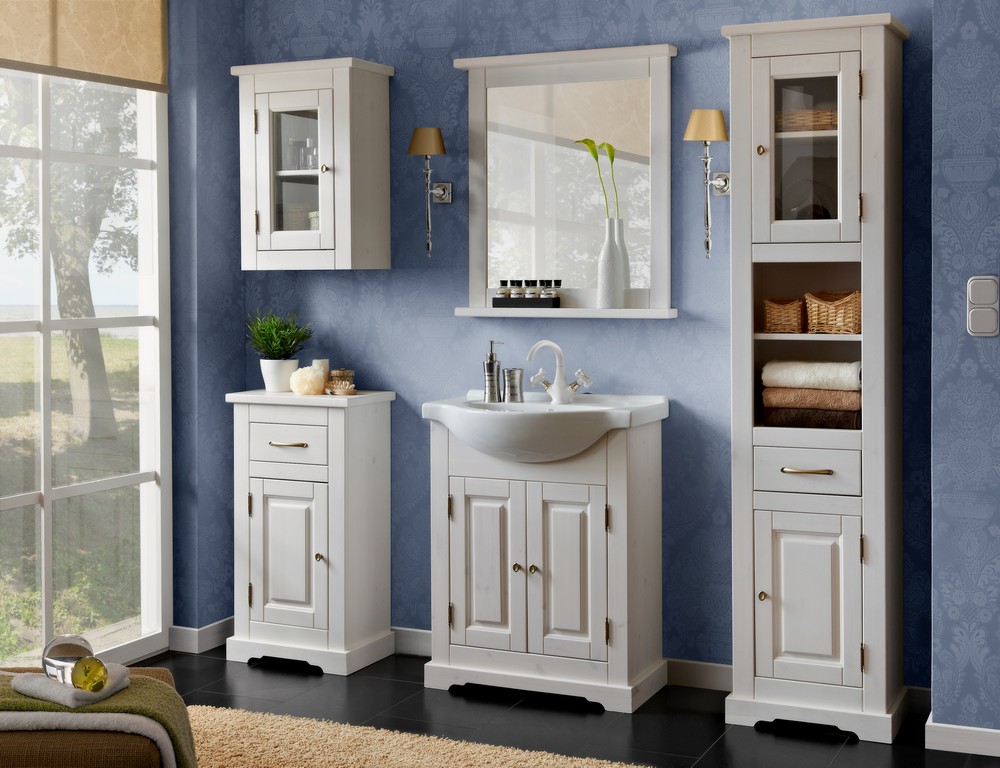 Badrumsskåp Romantic 45 cm - Vit Badrumsskåp Romantic 45 cm - Vit