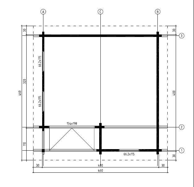Friggebod Jachthafen B - 14,2 m² Friggebod Jachthafen B - 14,2 m²