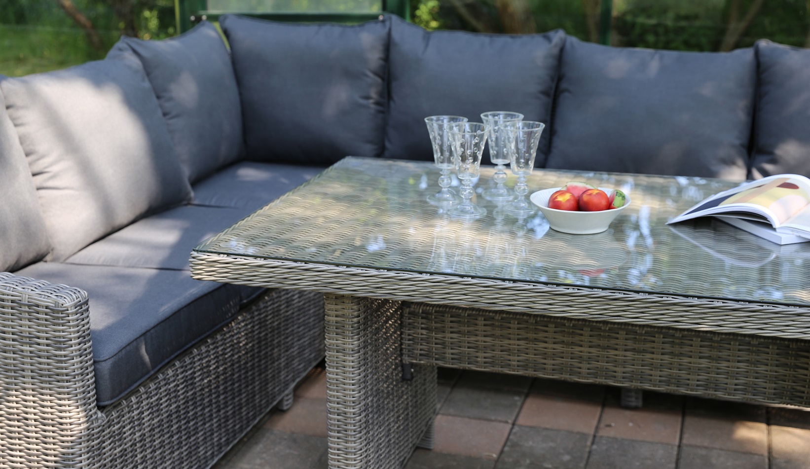 Alsjö - Utemöbelgrupp hörnsoffa Alsjö - Utemöbelgrupp hörnsoffa