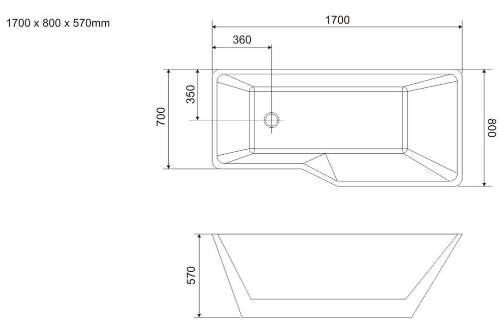 Badkar Hamilton vänstervänt Badkar Hamilton vänstervänt