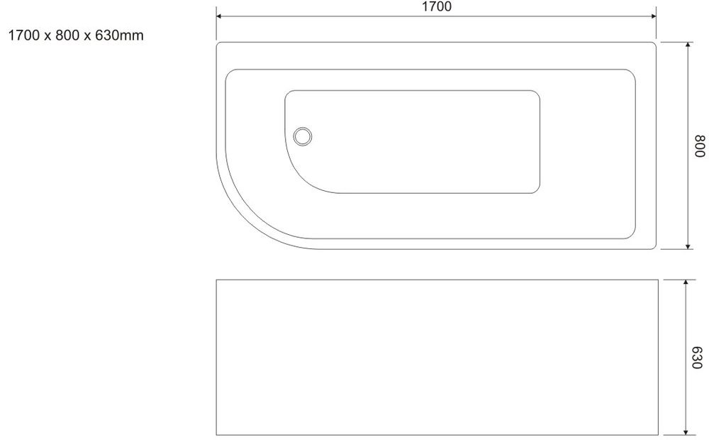Badkar Golfo - Vit Badkar Golfo - Vit