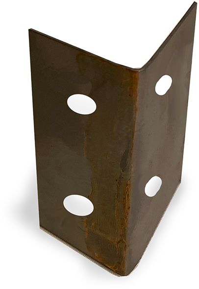 Rabattkant i cortenstål Rabattkant i cortenstål