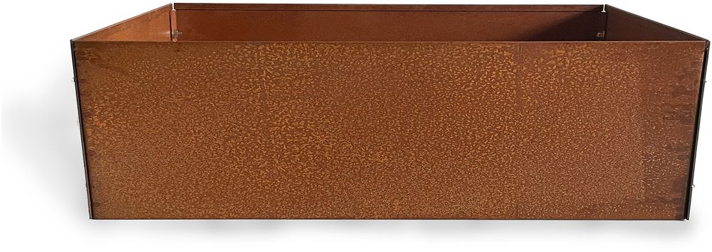 Cortenstål kruka kvadrat - 20x60x60 cm Cortenstål kruka kvadrat - 20x60x60 cm