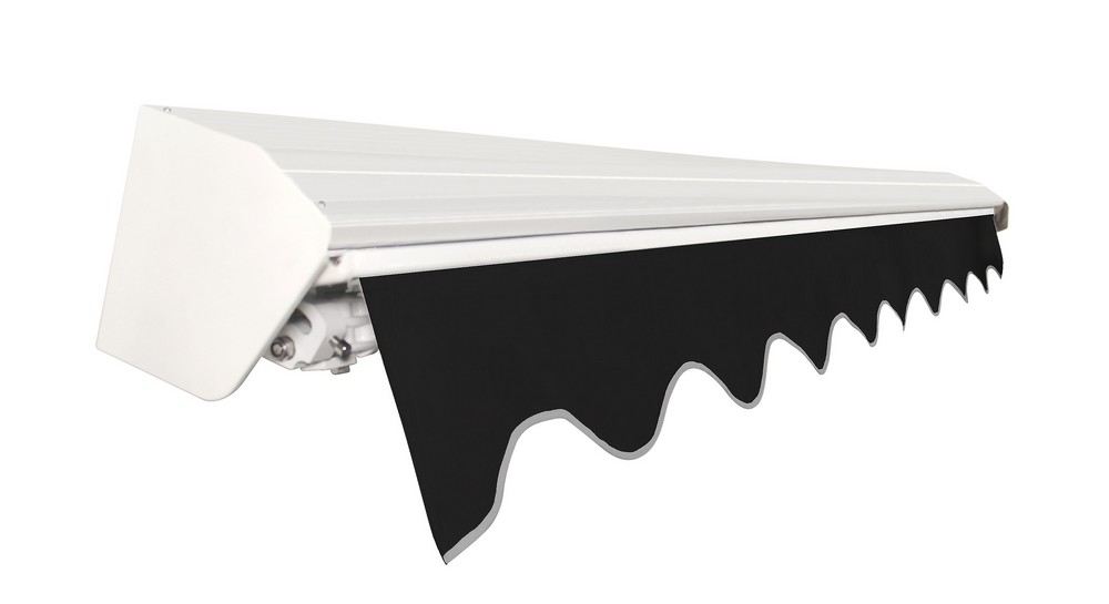 Terrassmarkis med motor - 3 x 2,5 m - Svart Terrassmarkis med motor - 3 x 2,5 m - Svart