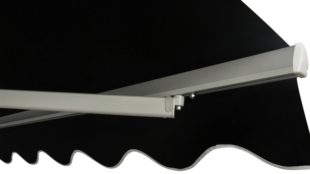 Terrassmarkis med motor - 3 x 2,5 m - Svart Terrassmarkis med motor - 3 x 2,5 m - Svart