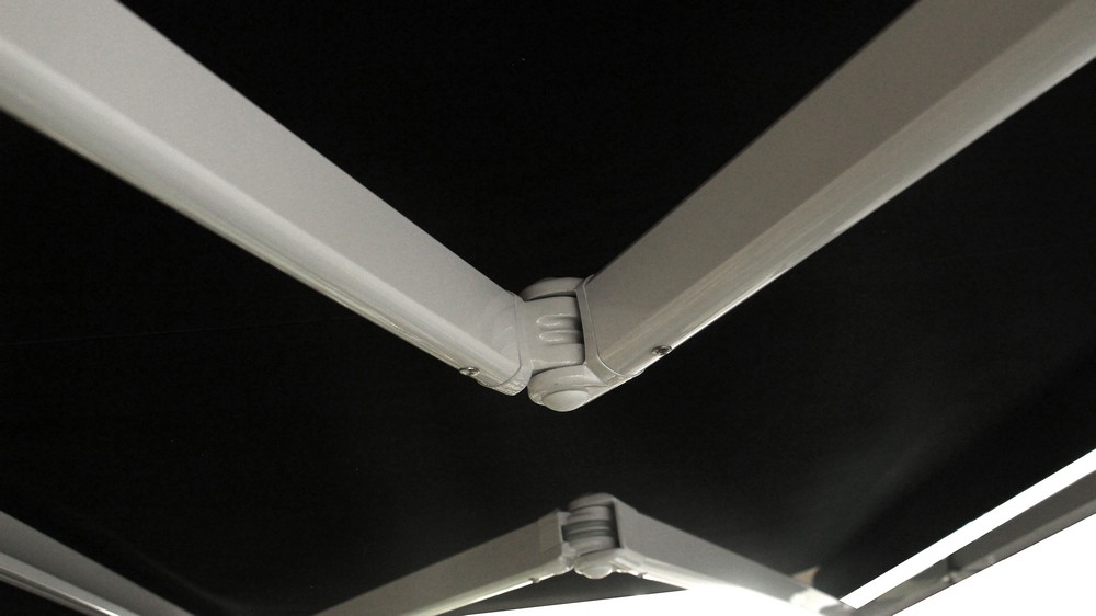 Terrassmarkis med motor - 3 x 2,5 m - Svart Terrassmarkis med motor - 3 x 2,5 m - Svart