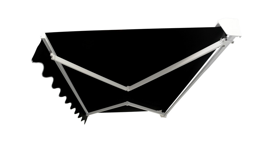 Terrassmarkis med motor - 3 x 2,5 m - Svart Terrassmarkis med motor - 3 x 2,5 m - Svart