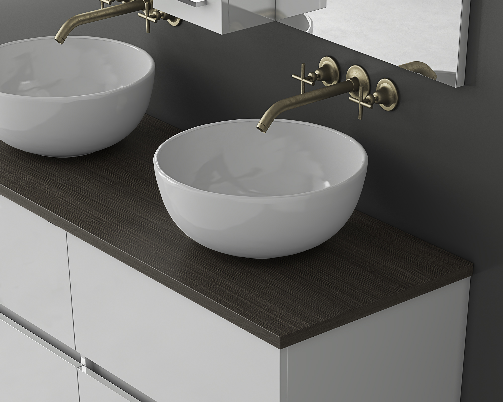 Badrumsm�bler Luxus 120 cm - Vit