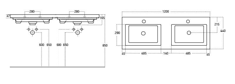 Badrumsmbler Nord Large - Vit hgglans