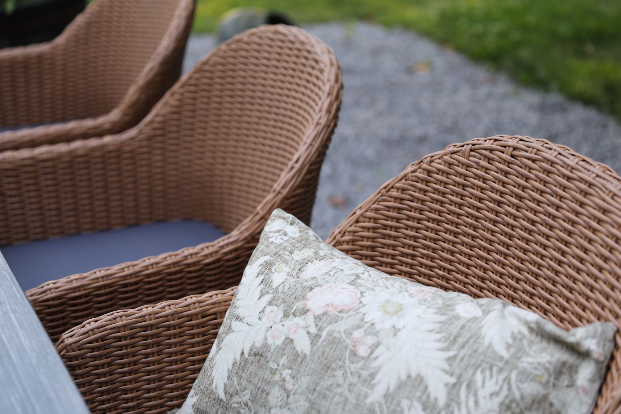 Oxford - utemöbelgrupp 220 cm Grå/Brun Oxford - utemöbelgrupp 220 cm Grå/Brun