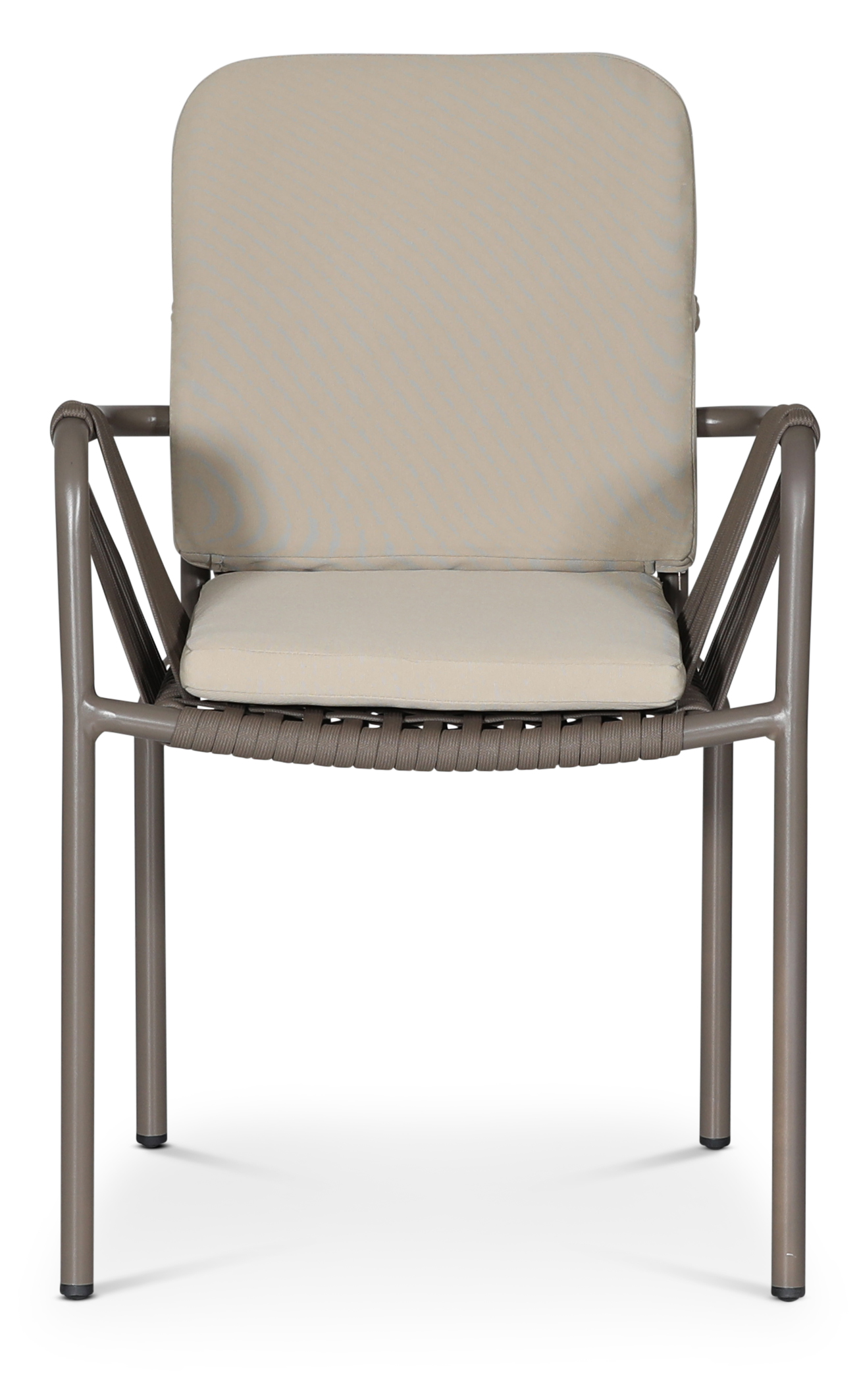 Lincoln stol - Grå med beige dyna Lincoln stol - Grå med beige dyna