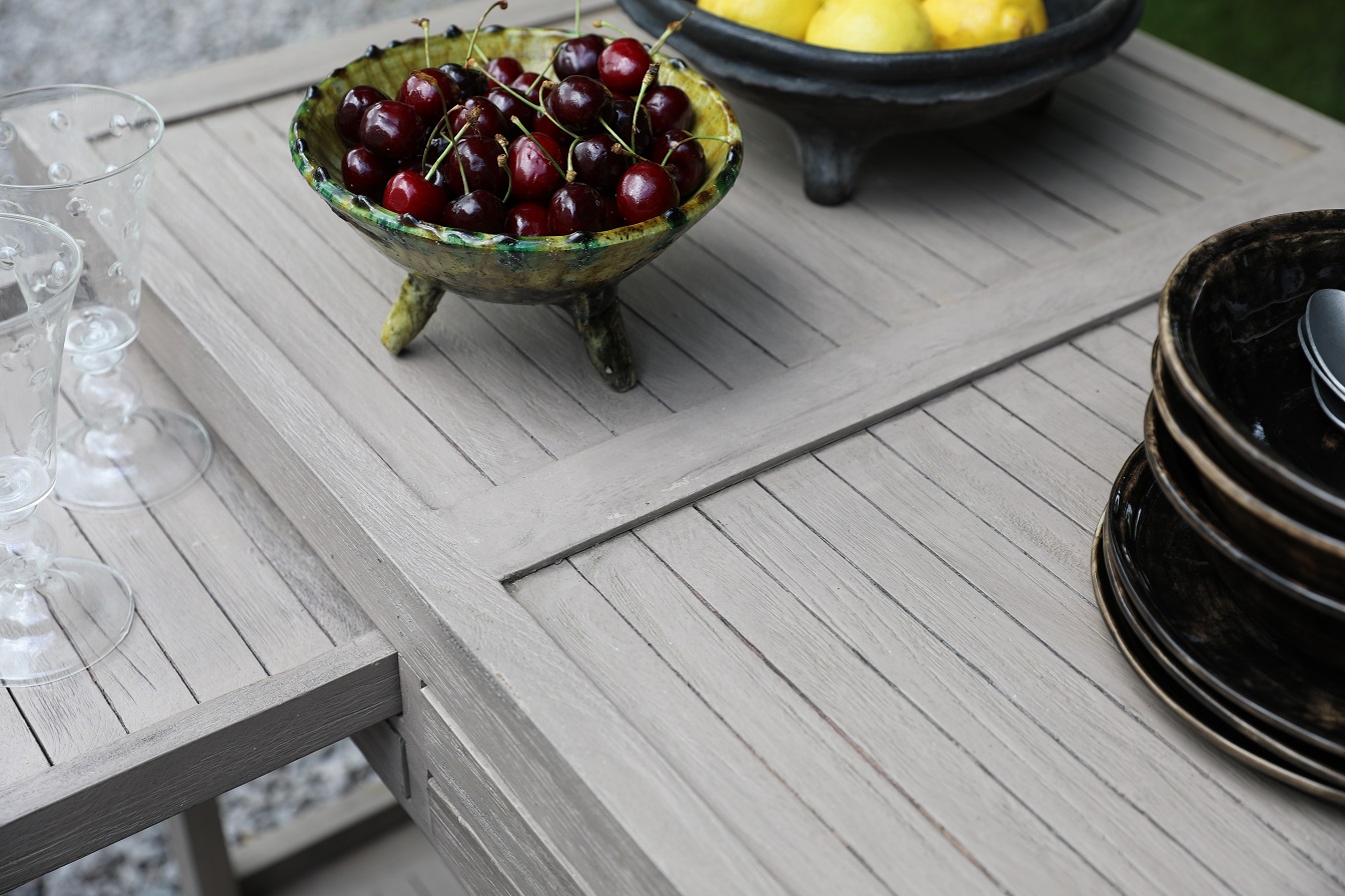 Saltö - Serveringsvagn i grå teak Saltö - Serveringsvagn i grå teak