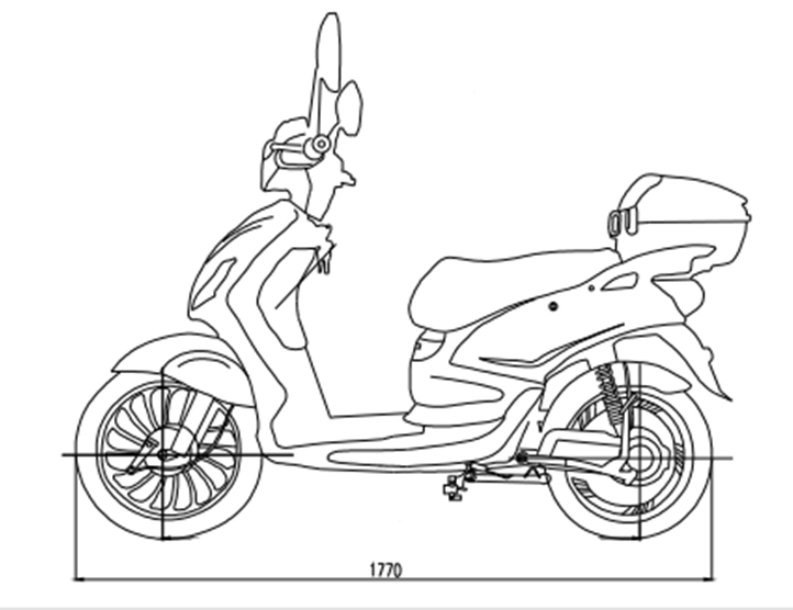 Elmoped - Vit 500W