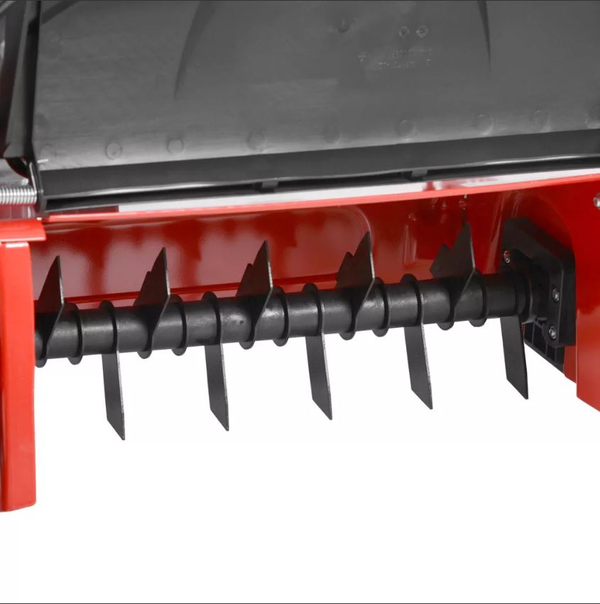 Bensindriven vertikalskrare, mossrivare & uppsamlare - 40 cm 3,4 Hk