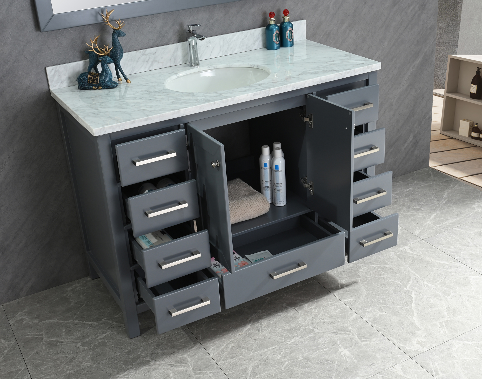 Badrumsmöbler Serenity - Grå Badrumsmöbler Serenity - Grå