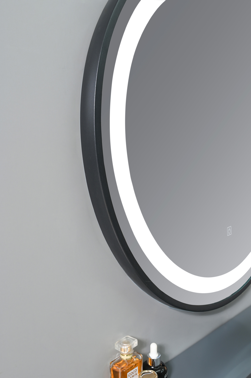 Baddrumsmöbler Lazien - Grå & Svart marmorimitation Baddrumsmöbler Lazien - Grå & Svart marmorimitation