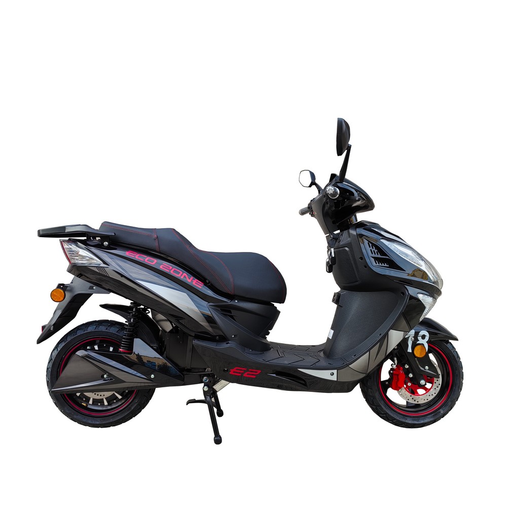 Elmoped - 2000W Svart + Lsktting