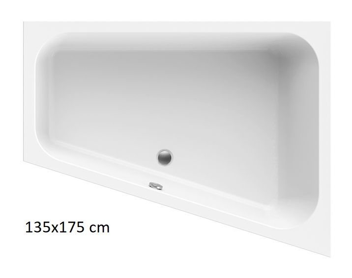 Badkar Trapezium - Vit