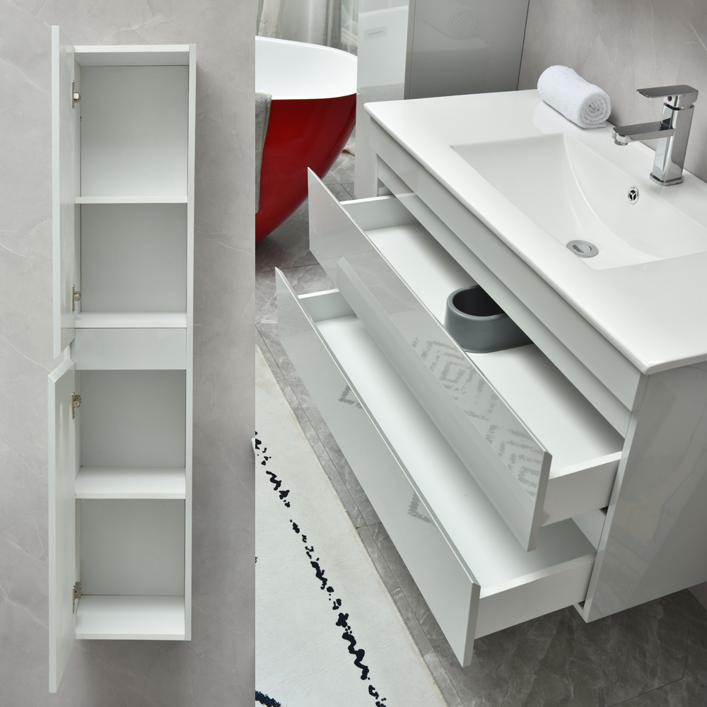 Badrumsmöbler Istanbul - Ljus Grå Badrumsmöbler Istanbul - Ljus Grå