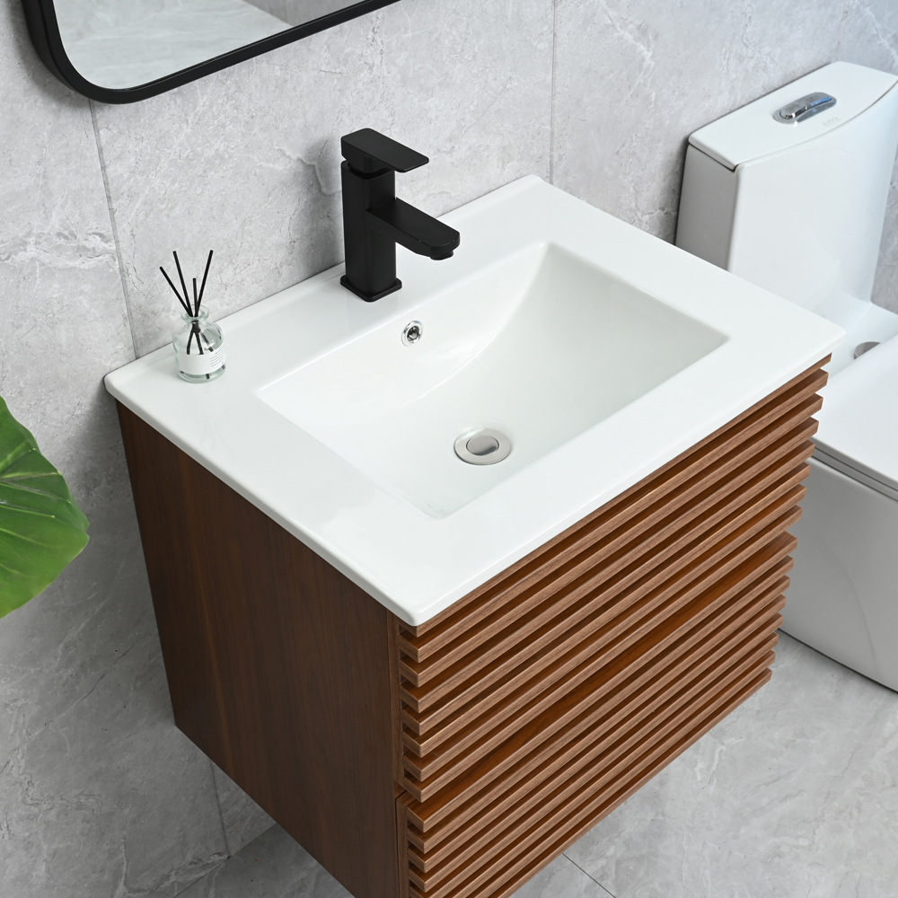 Badrumsmöbler Venedig 60 cm - Mörk trä Badrumsmöbler Venedig 60 cm - Mörk trä