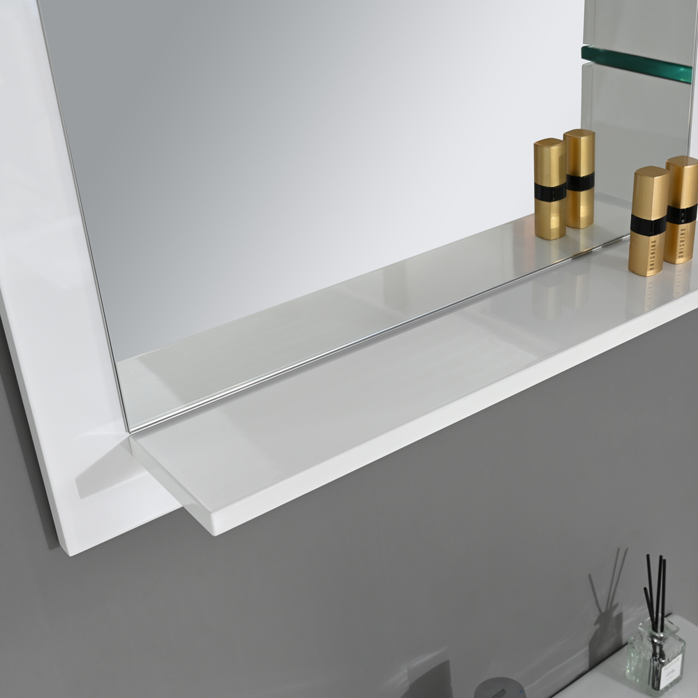 Badezimmerm�bel Venedig 60 cm - Wei� mit LED-Beleuchtung