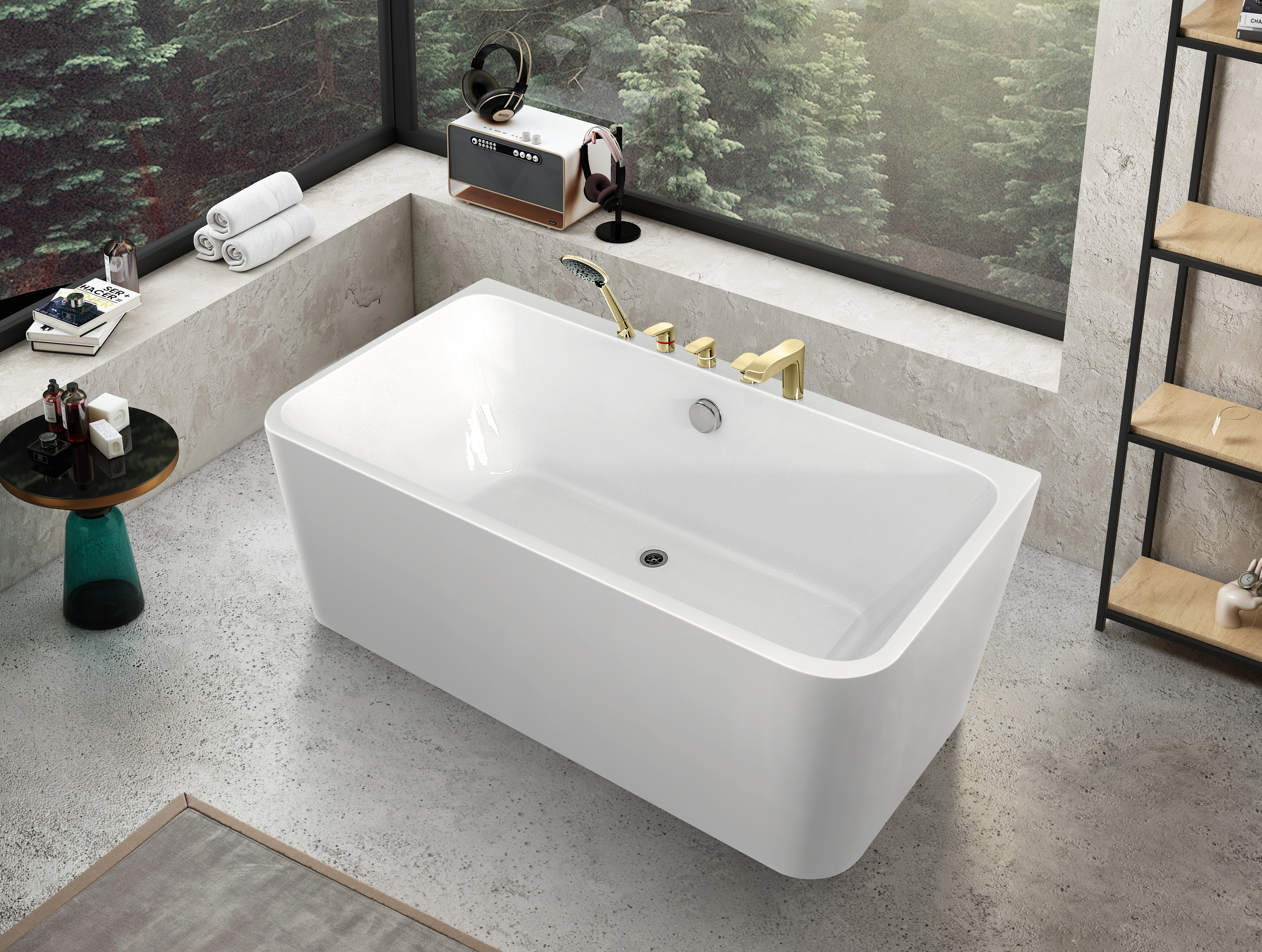 Badkarsblandare Solaris - Guld Badkarsblandare Solaris - Guld