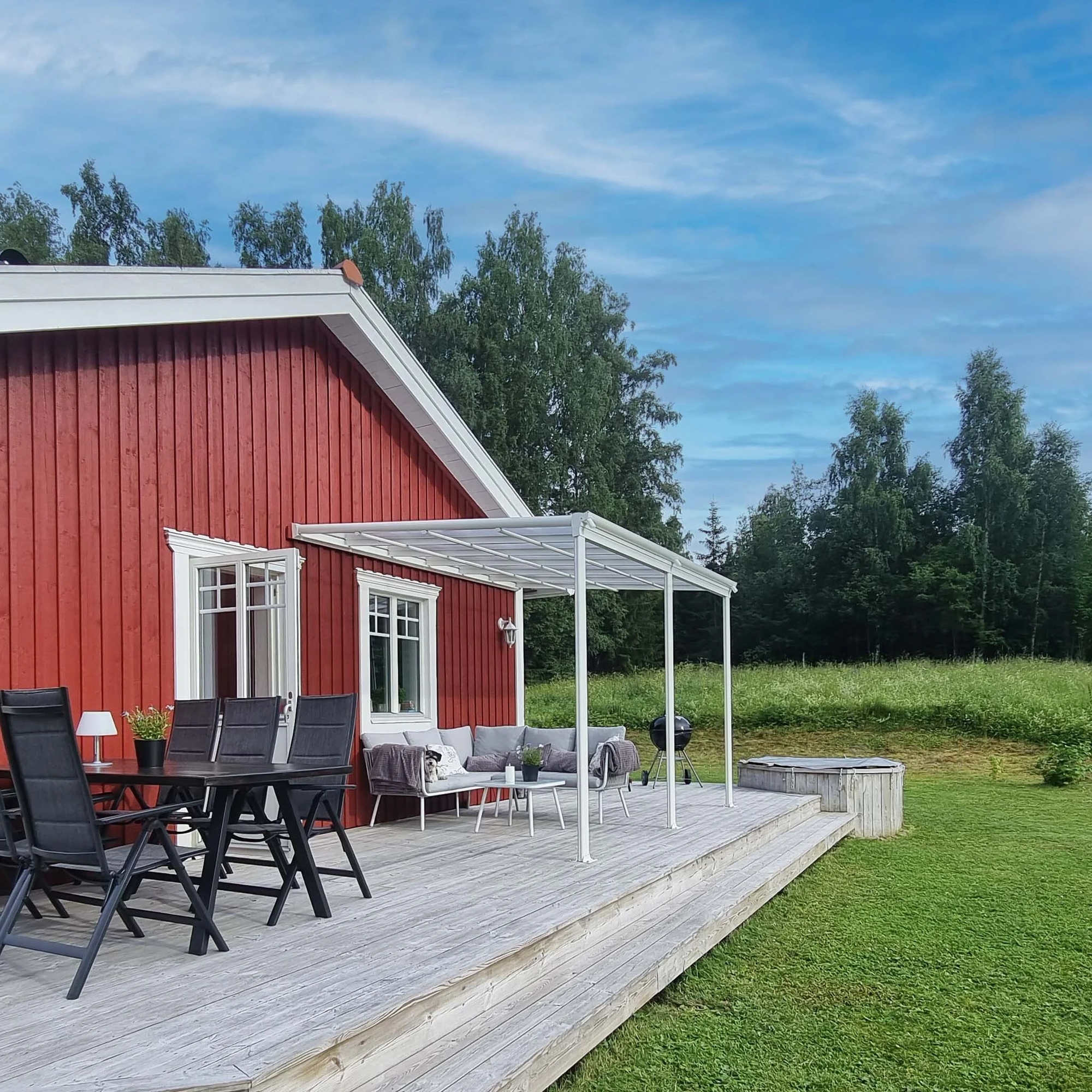 Altantak 370 x 250 x 212 cm - Vit Altantak 370 x 250 x 212 cm - Vit