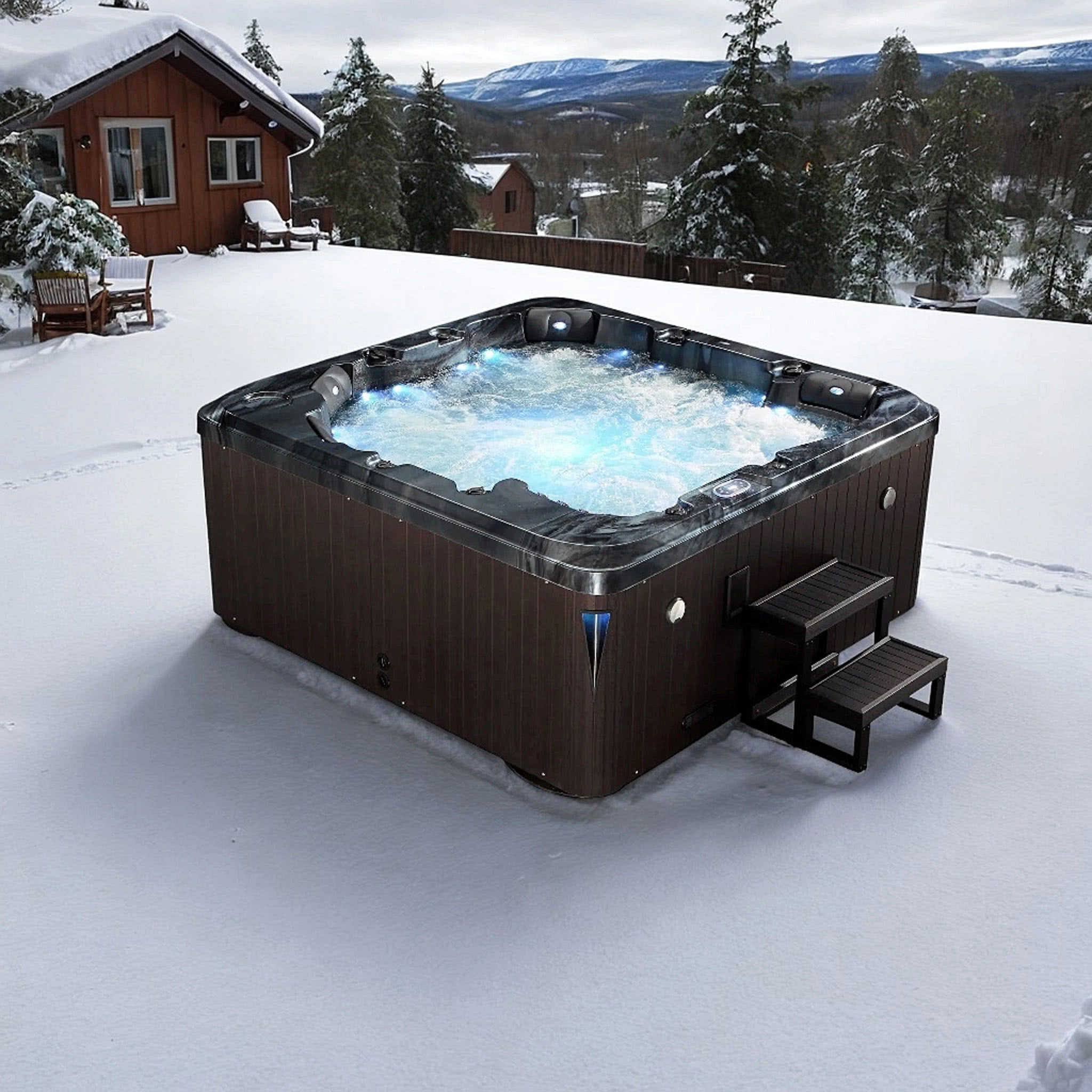 Spabad Inspirit Dreams Blackline - 7 personer Spabad Inspirit Dreams Blackline - 7 personer