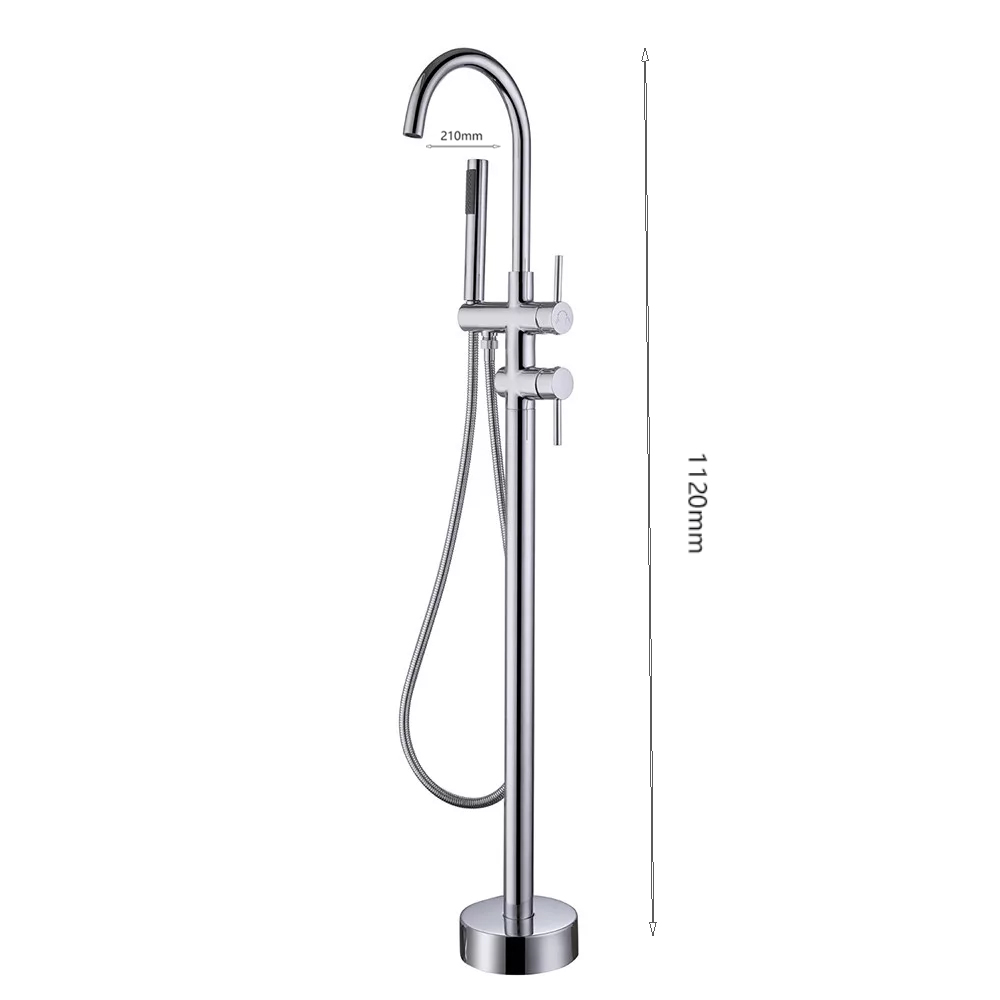 Badkarsblandare Sirius - Krom Badkarsblandare Sirius - Krom