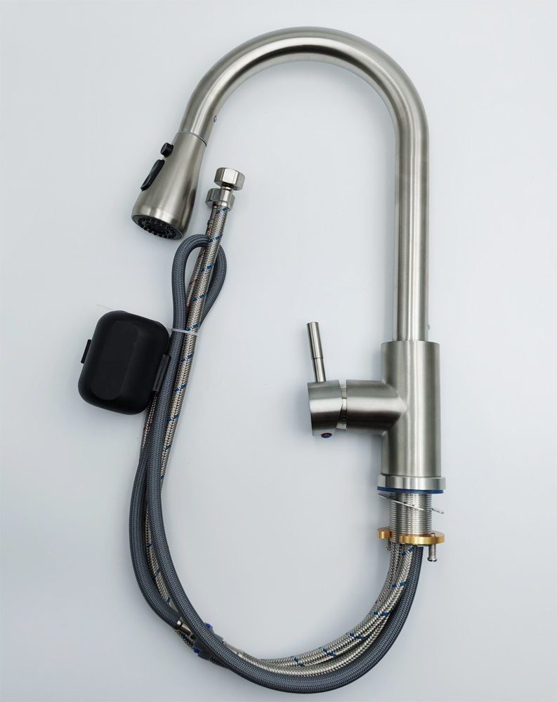 Köksblandare Lily - Borstad stål Köksblandare Lily - Borstad stål