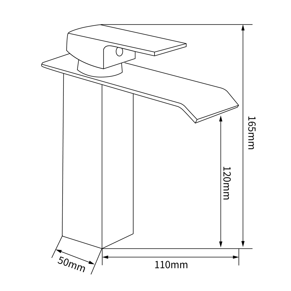 Tvättställsblandare Orchid - Svart Tvättställsblandare Orchid - Svart