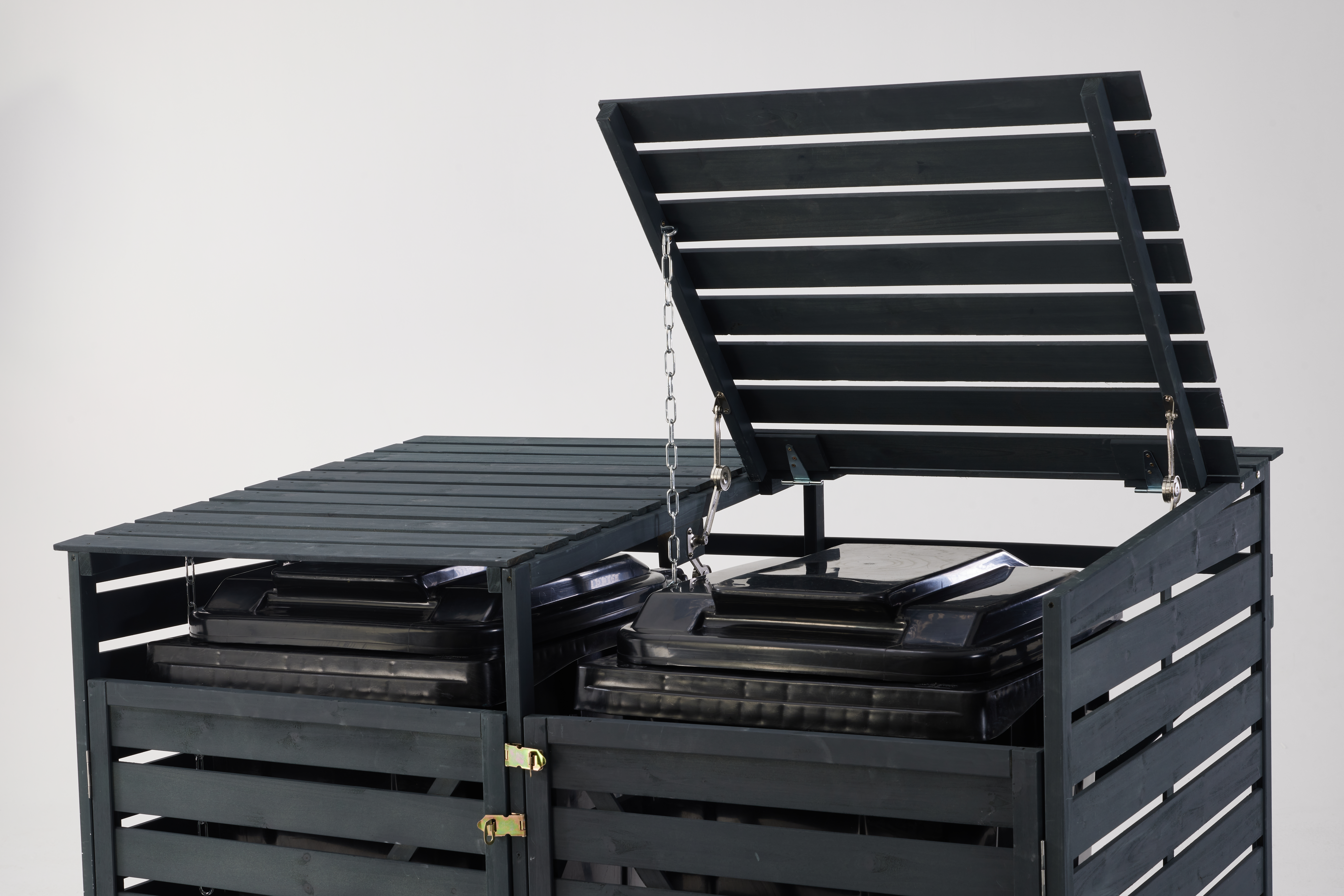 Sopförråd i trä | Grå Sopförråd i trä | Grå