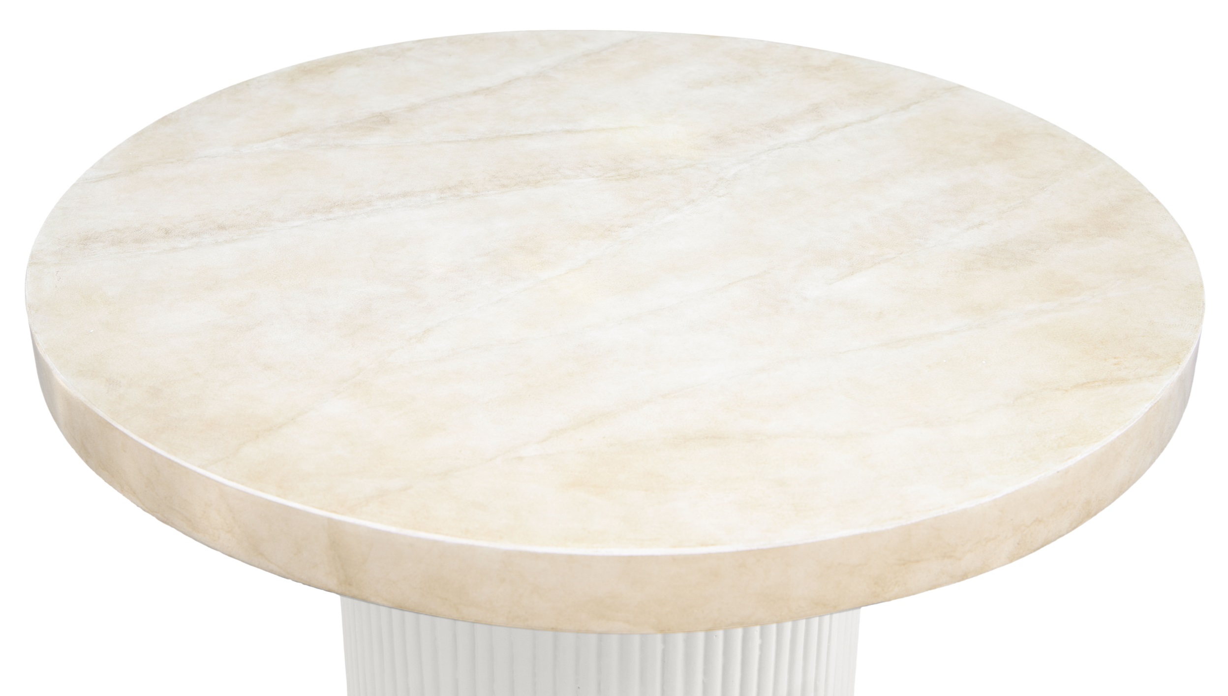 Merca utesoffbord 80 cm - Travertin utfrande