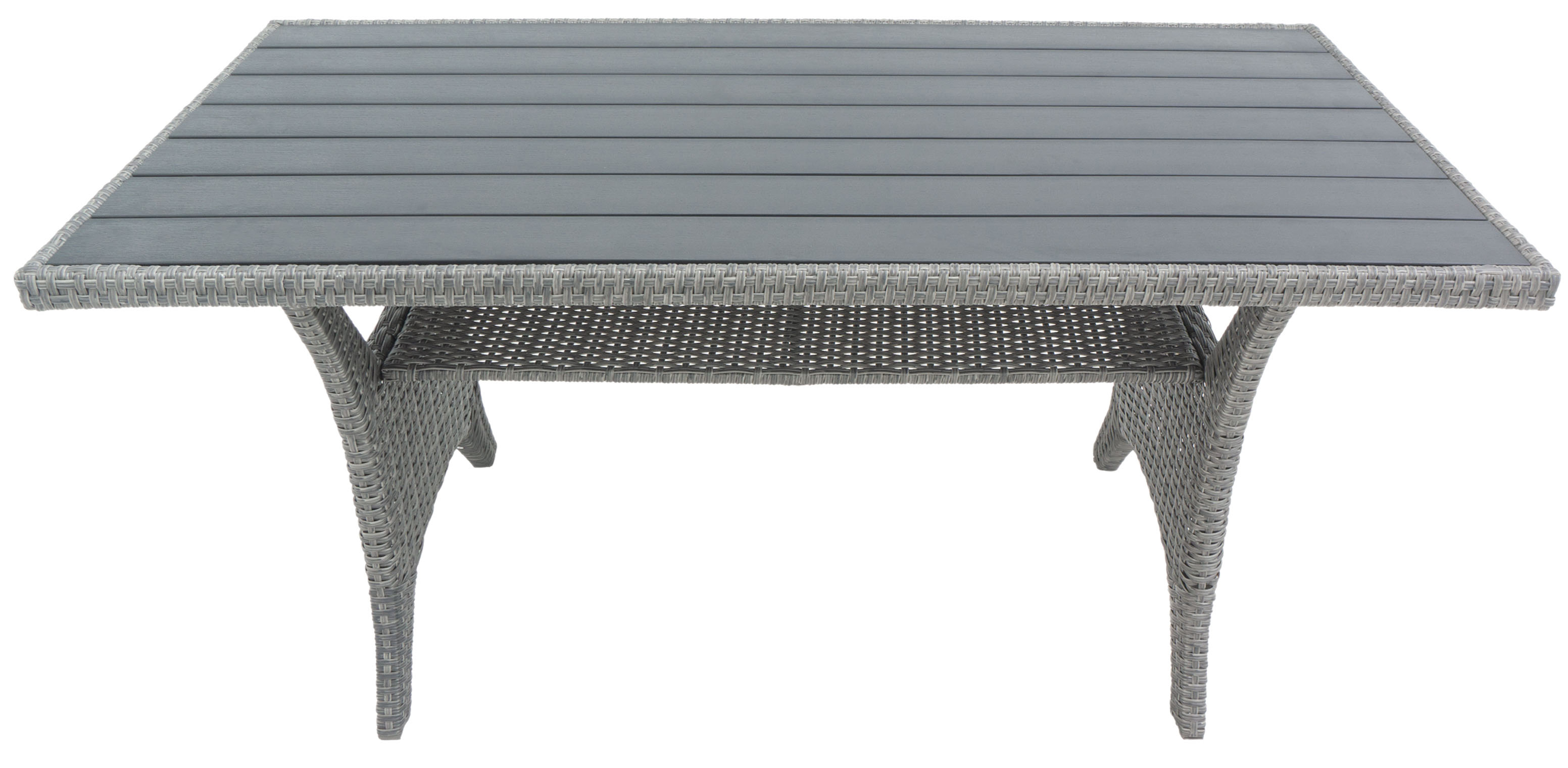 Tor utesoffgrupp med matbord i rotting - Grå konstrotting Tor utesoffgrupp med matbord i rotting - Grå konstrotting