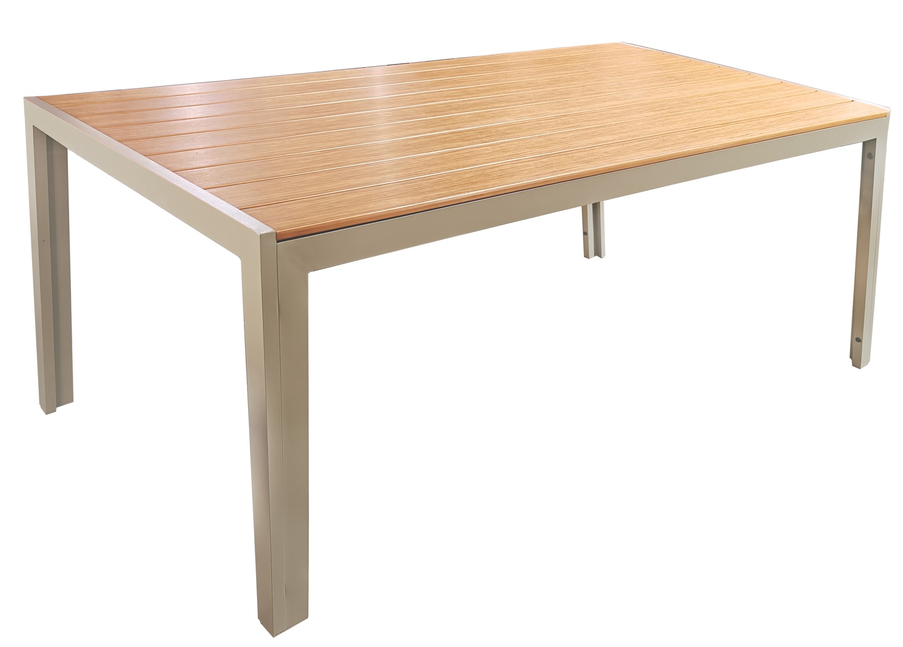 Las Vegas matbord 205x90cm - Beige / Trä Las Vegas matbord 205x90cm - Beige / Trä