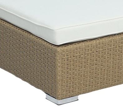 Astrid 2 st Solsängar med bord - Natur konstrotting Astrid 2 st Solsängar med bord - Natur konstrotting