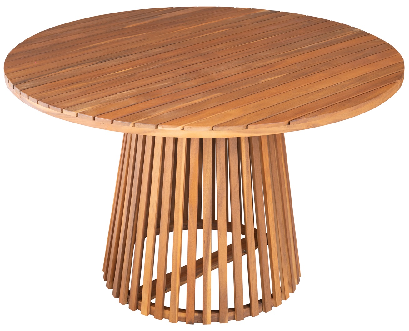 Stork runt matbord i acacia 140 cm